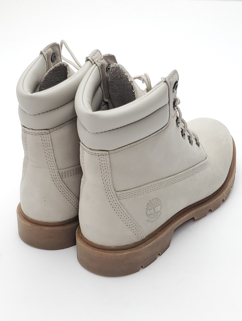 NEW Timberland Women Linden Woods Lace-up 6-Inch Light Taupe Combat boots size 9 - Picture 5 of 11